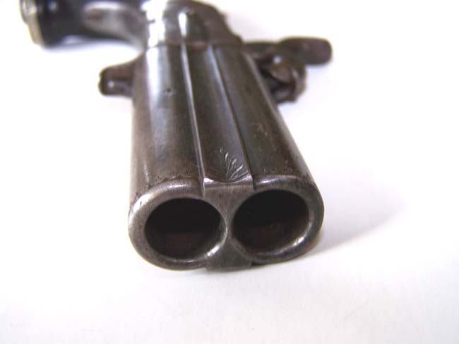 A fine Cased Pair of Over and Under Boxlock Percussion Pistols by John Blisset, London, c. 1840 — image 10